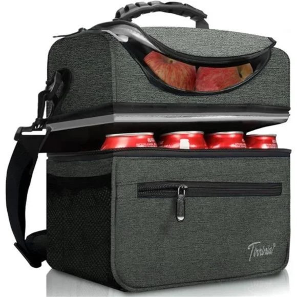 New XL Lunch Bag - 13L/ 22 Can, Insulated & Leakproof Reusable Bag - Picture 1 of 7